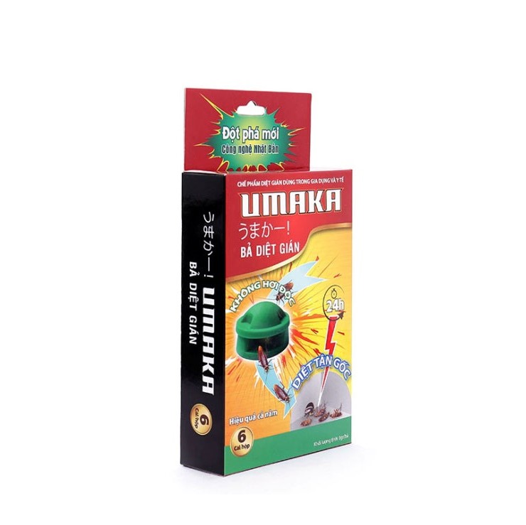 Bả Diệt Gián Umaka - Hộp 6 Viên