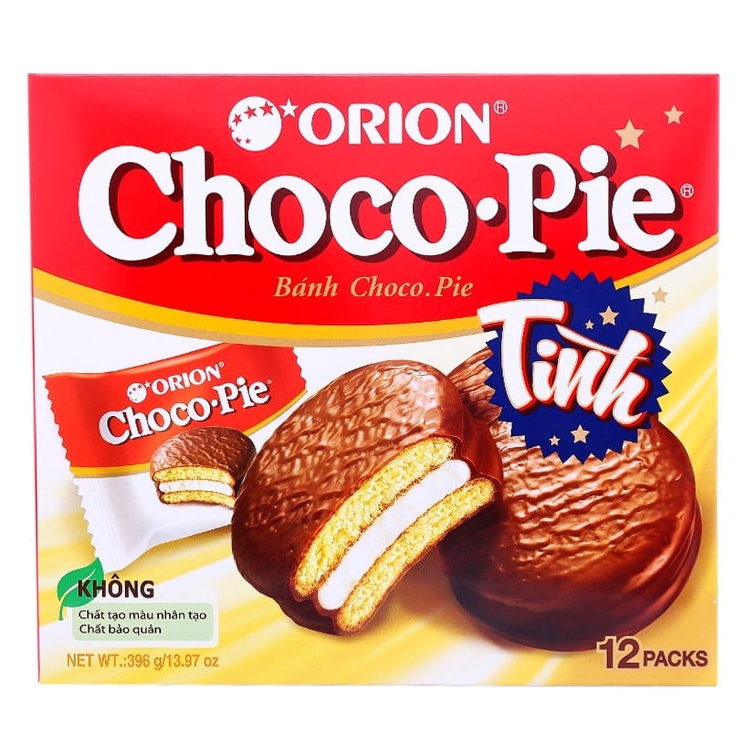 Bánh Chocopie Orion Hộp 396 Gr 12 Gói