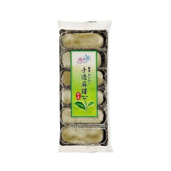 Bánh Mochi Yuki & Love Nhân Trà Xanh - Green Tea Mochi 180G