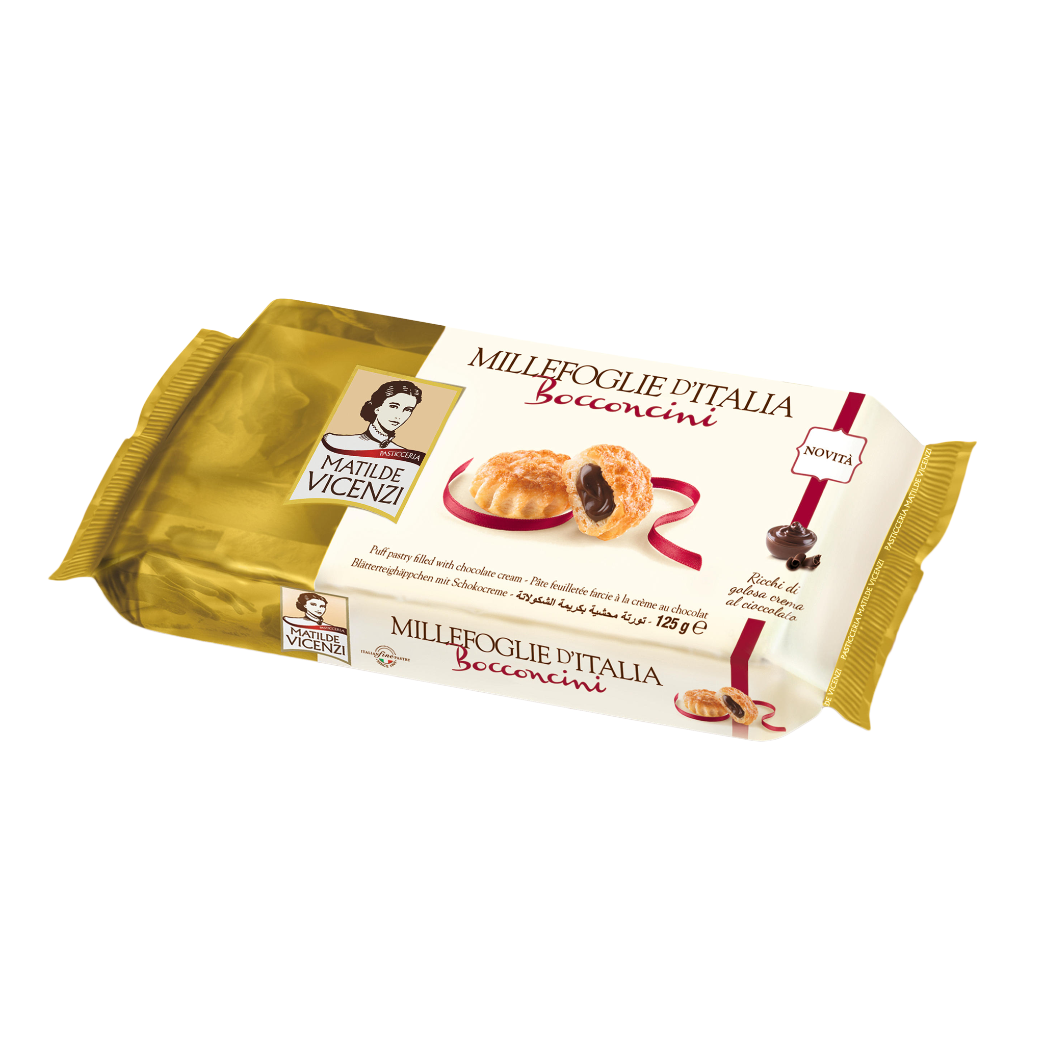Bánh Puff Pastry Kem Socola Bocconcini 125G