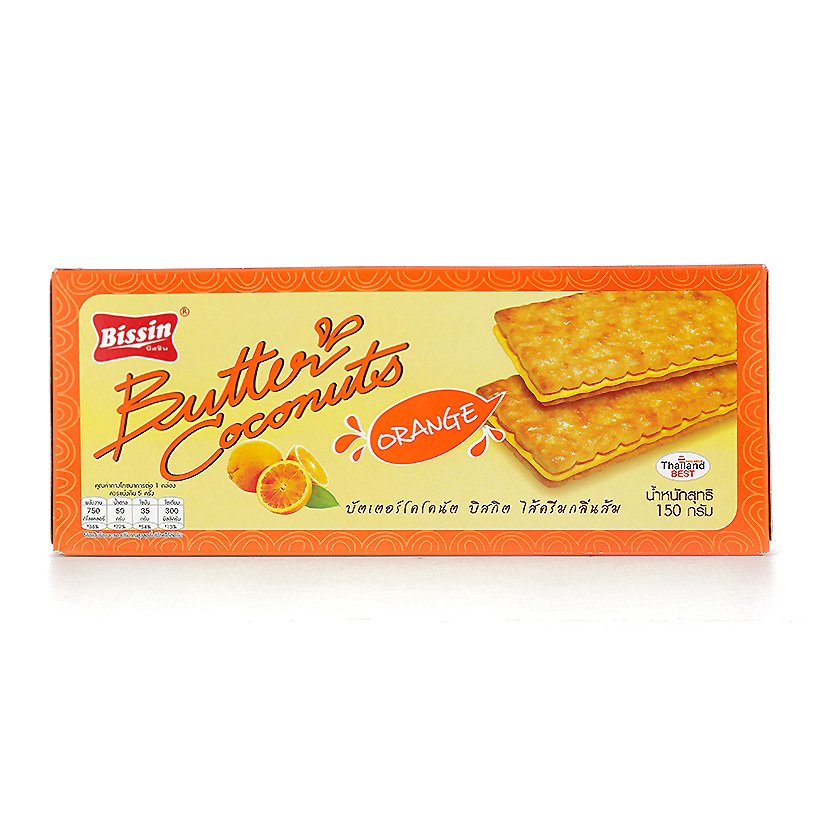 Bánh Quy Kem Dừa Cam Bissin (150G)