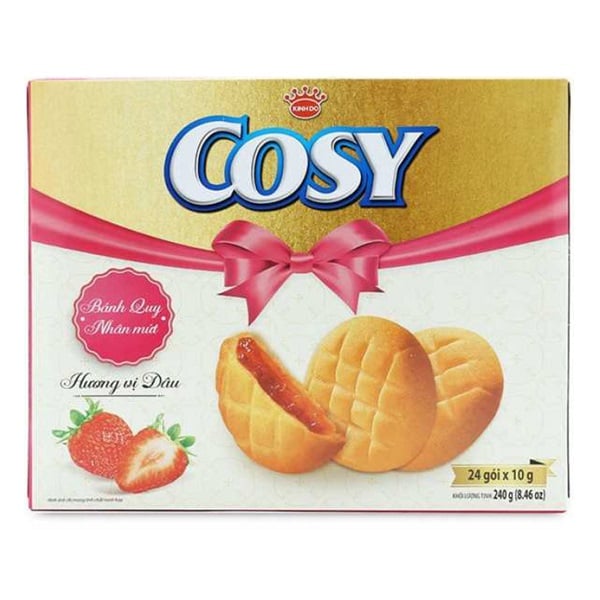 Bánh Cosy Nhân Mứt Dâu 240G