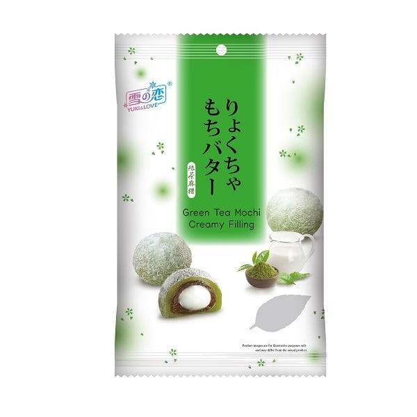 Bánh Mochi Trà Xanh Nhân Kem (120G)