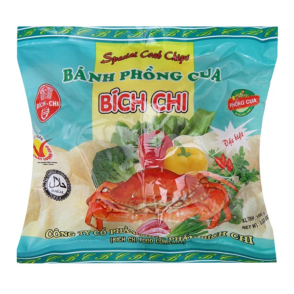 Bánh Phồng Cua Bích Chi - Gói 100G