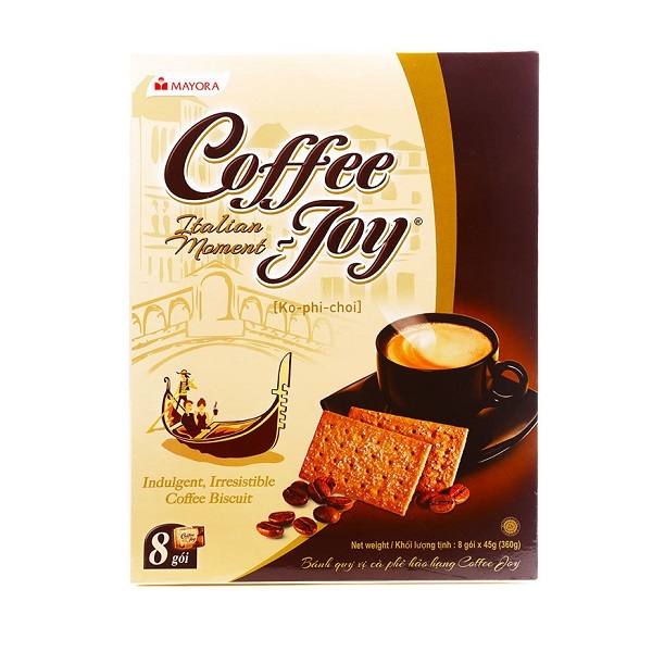 Bánh Quy Vị Cà Phê Hảo Hạng Coffee Joy - Hộp 360G