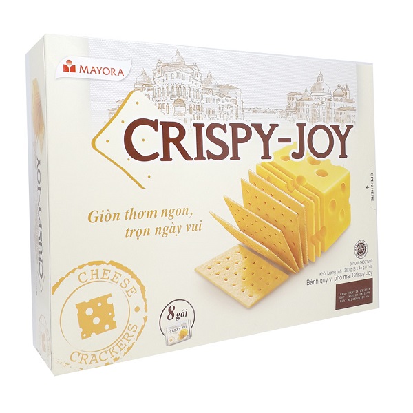 Bánh Quy Vị Phô Mai Crispy Joy 360G