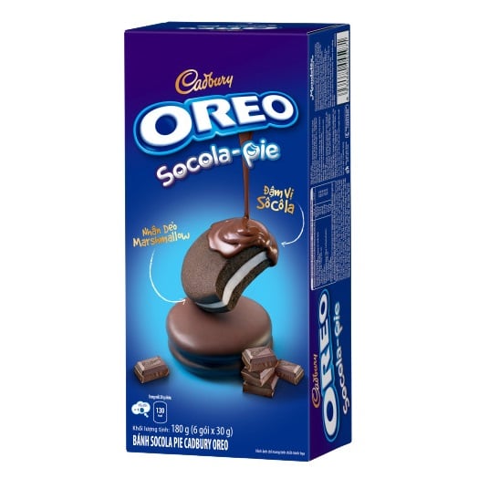 Bánh Socola Pie Cadbury Oreo 180G