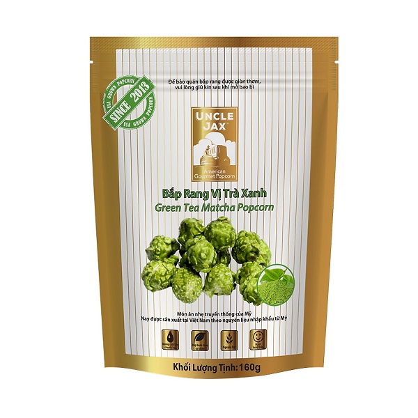 Bắp Rang Vị Trà Xanh Uncle Jax 160G