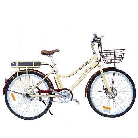 Xe Đạp Điện 26'' Wiibike Summer - Beige