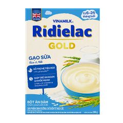 Bột Ăn Dặm Ridielac Gold Gạo Sữa 200g