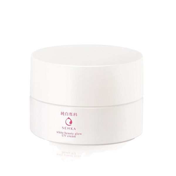 Kem Dưỡng Trắng Da Chống Nắng Ban Ngày Senka White Beauty Glow UV Cream SPF25 PA++ 50g