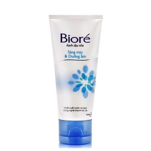 Sữa Rửa Mặt Bioré Sáng Mịn Va Dưỡng Ẩm 100G | Bioré Facial Cleanser Skin Whitening And Moisturizing 100G