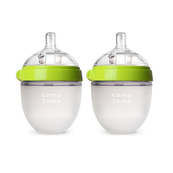 Bộ 2 Bình Sữa Silicone Comotomo Ct00011 150Ml - Xanh Ad Ct00001