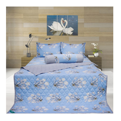 Bộ Chăn Drap Gối Cotton Cao Cấp Hometex Luxury