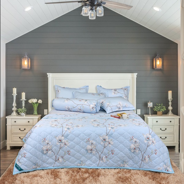 Bộ Drap Gối Tencel 160X200Cm (Giao Màu Ngẫu Nhiên)