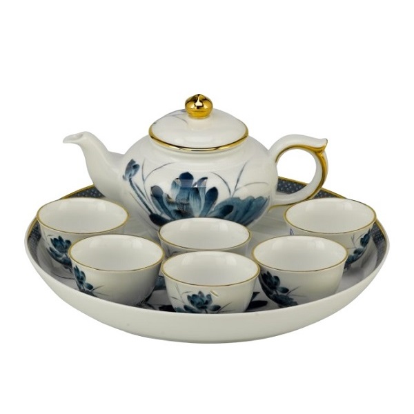 Bộ Trà Jasmine Sen Vàng Minh Long 0.35L