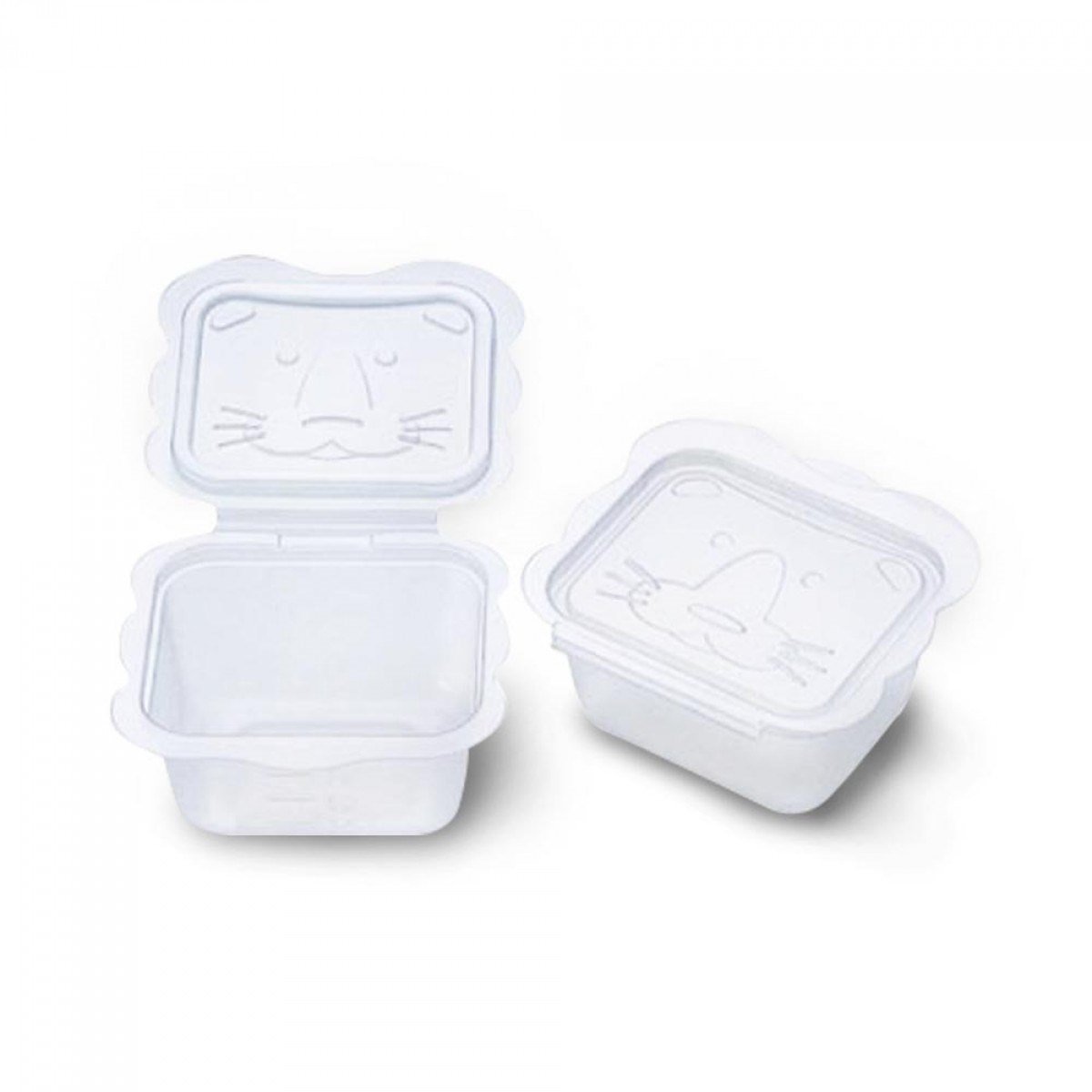 Bộ Chia Thức Ăn Richell Ad Rc98108 150Ml (6 Cái) | Richell Animal Baby Food Container 150Ml (6 Pieces)