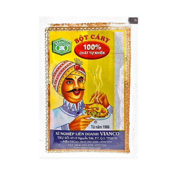 Bột Cà Ri Vianco - Gói 10G