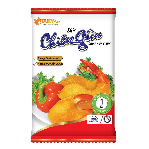 Bột Chiên Giòn Đỏ Tài Ký Gói 1Kg