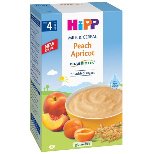 Bột Hipp Dinh Dưỡng Sữa Đào Mơ Tây 250G