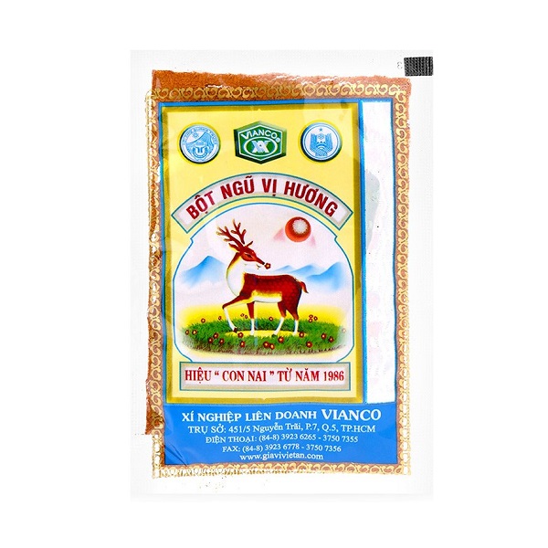 Bột Ngũ Vị Hương Vianco - Gói 10G