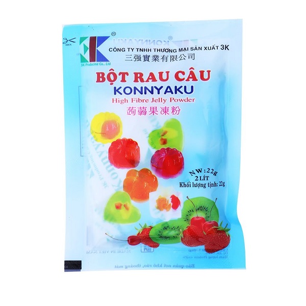 Bột Rau Câu 3K - Gói 22G