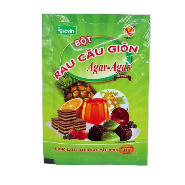 Bột Rau Câu Giòn Agar Hoàng Yến - Gói 25G