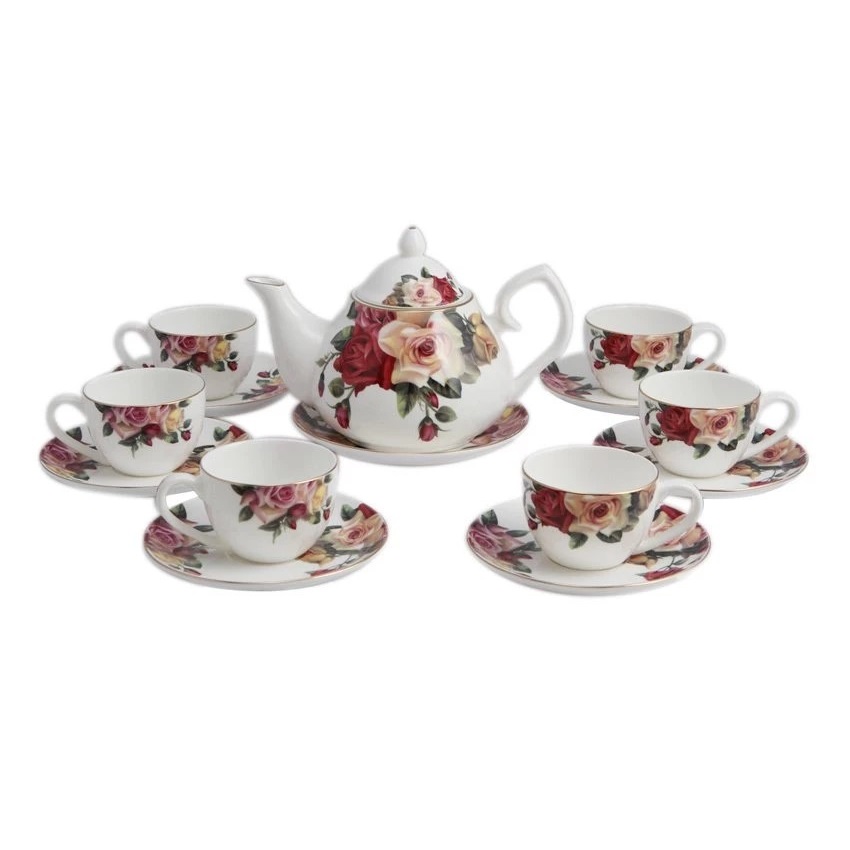 Bộ Tách Sứ 14 Món 120Ml Bone Porcelain