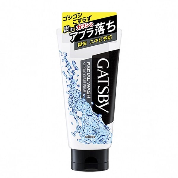 Sữa Rửa Mặt Gatsby Facial Wash Strong Clear Foam 130G