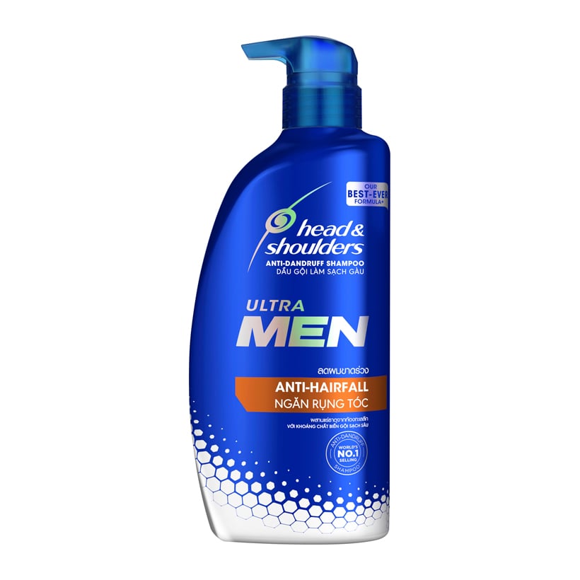 Dầu Gội Sạch Gàu Ngăn Rụng Tóc Cho Nam Head & Shoulders Anti - Dandruff Shampoo Anti - Hairfall (720Ml)