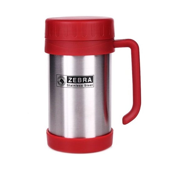 Ca Giữ Nhiệt Hai Lớp Có Quai Zebra Prima 500Ml | Thermal Cup Zebra Prima 500Ml