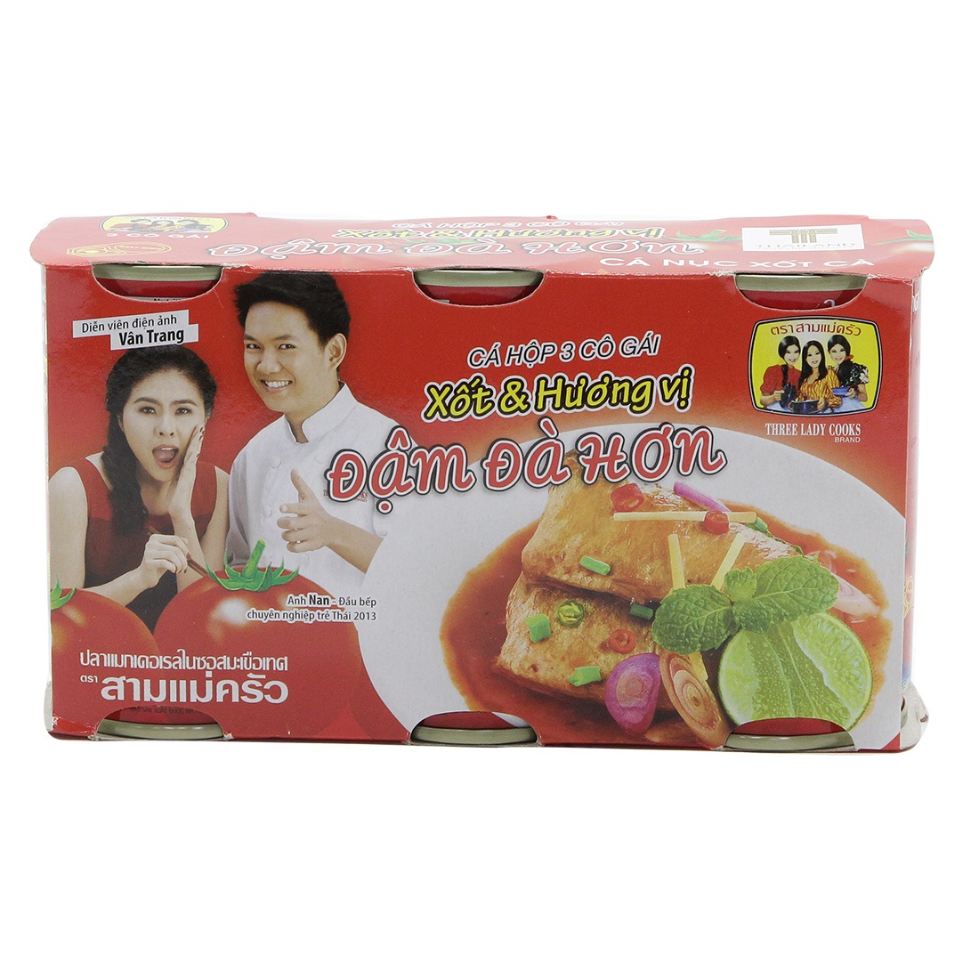 Cá Nục Sốt Cà Ba Cô Gái - Lốc 3 Lon 155G