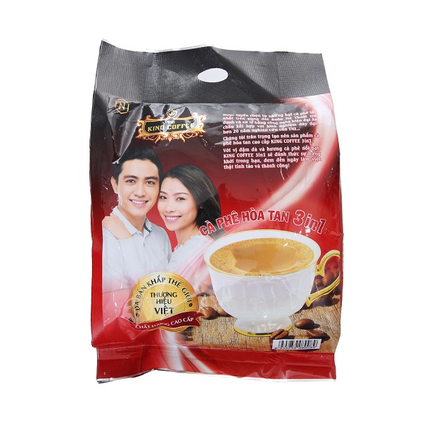 Cà Phê King 3 Trong 1 - Bịch 28 Gói X 16G
