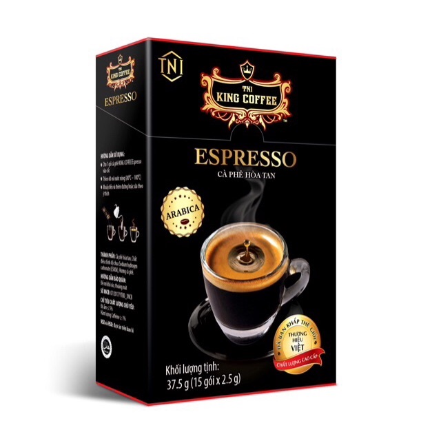 Cà Phê King Espresso - 15 Gói X 2.5G