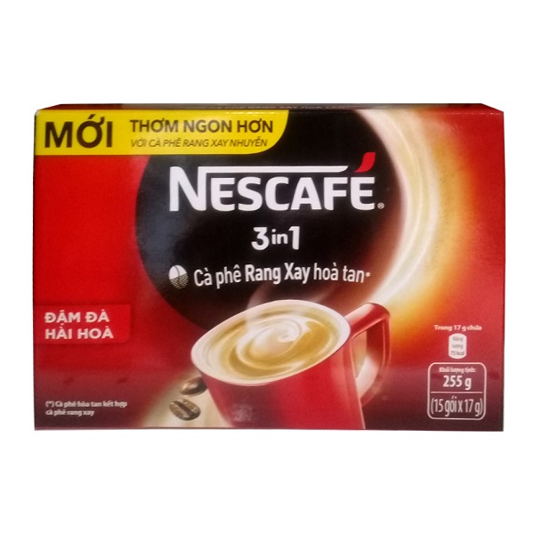 Cà Phê Nescafe 3 In 1 Đậm Đà Hài Hòa (15 Gói X 17G)