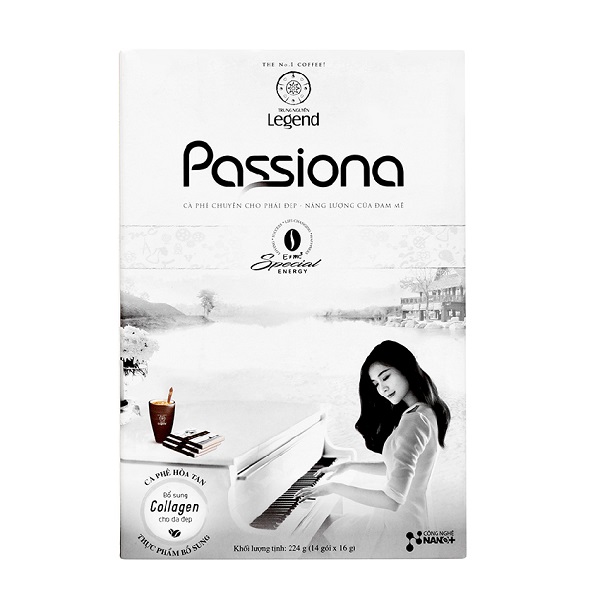 Cà Phê Passiona Hòa Tan 4 Trong 1 - Hộp 14 Gói X 16G