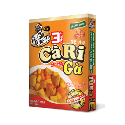 Cà Ri Ăn Liền Ông Chà Và - Gà Cay 200G