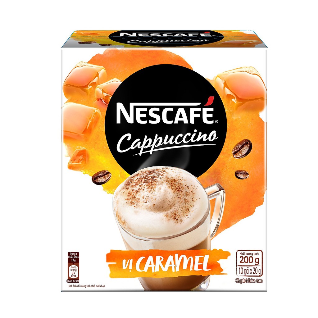 Nescafe 3In1 Cappuccino Caramel 10X20G