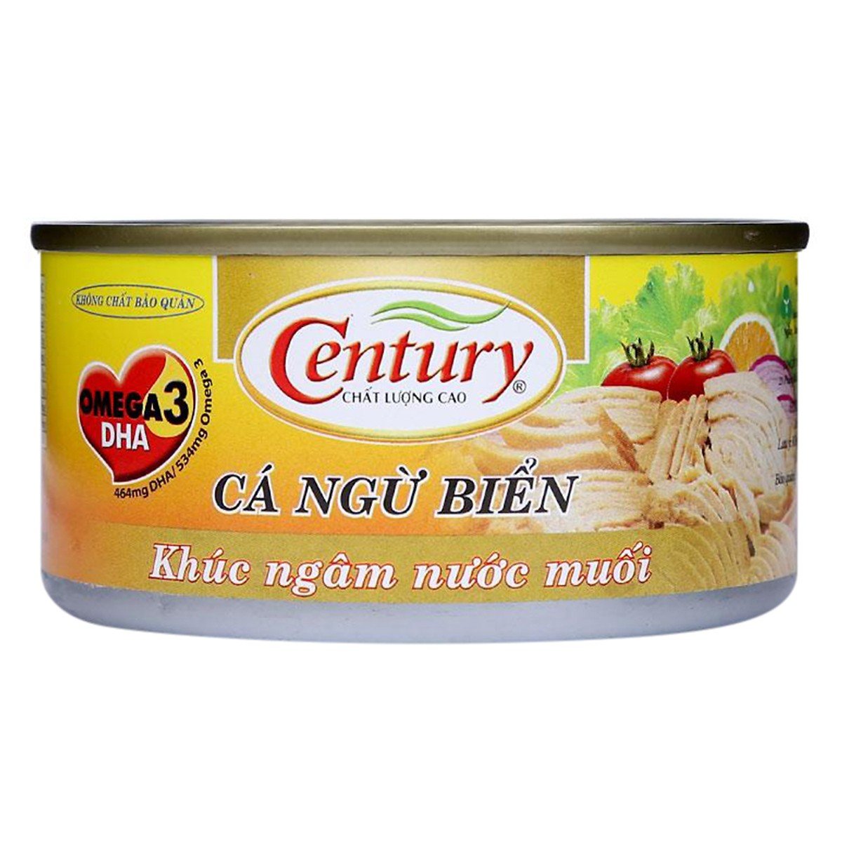 Cá Ngừ Century Ngâm Nước Muối - Hộp 170G