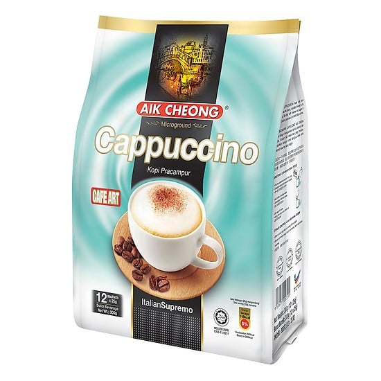 Cafe Aik Cheong Cappuccino 25G*12 Gói