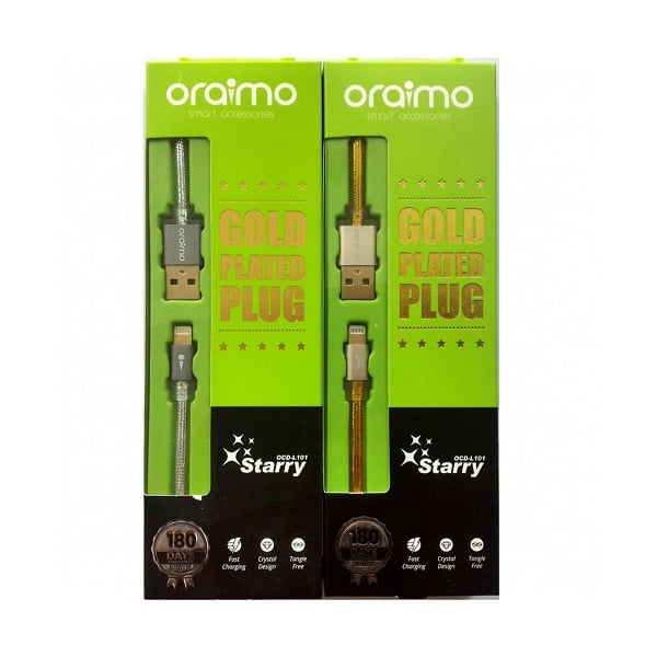Cáp Sạc Iphone Oraimo Ocd - L101 1M (Màu Ngẫu Nhiên)