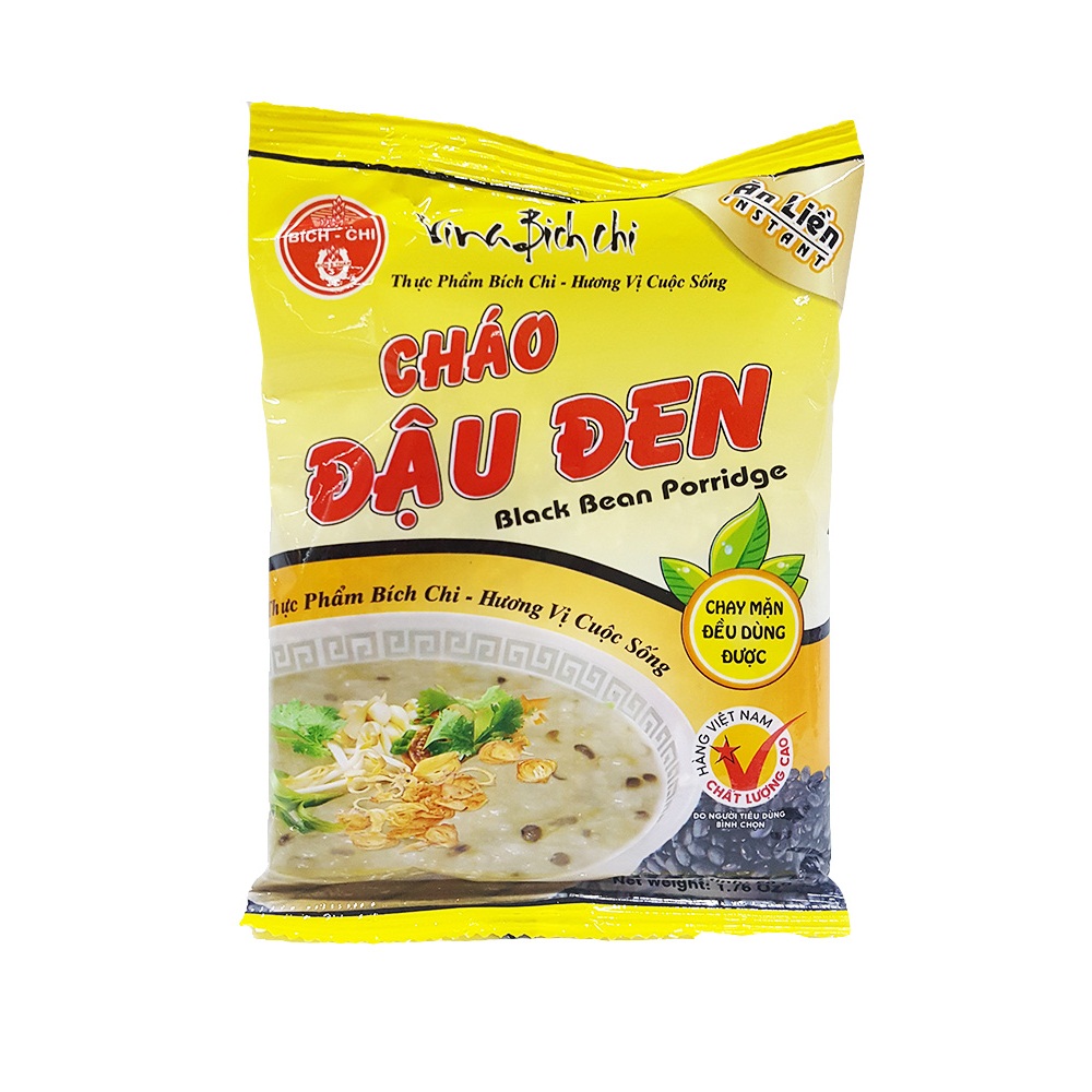 Cháo Đậu Đen Ăn Liền Bich Chi - Gói 50G