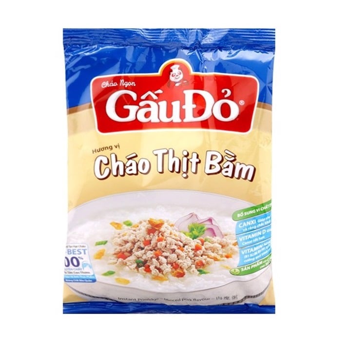 Cháo Gấu Đỏ Thịt Bằm - 50G