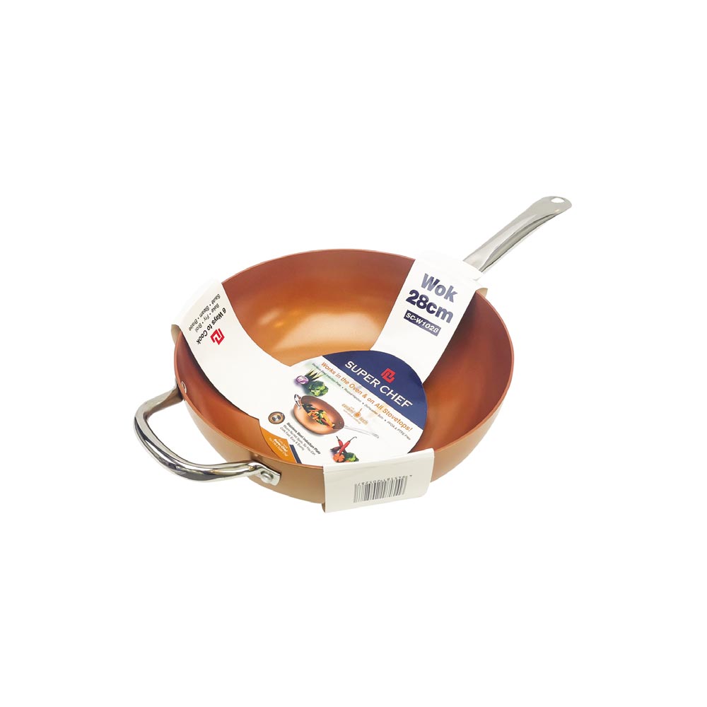 Chảo Xào Super Chef Đáy Từ Sc W1028 28Cm