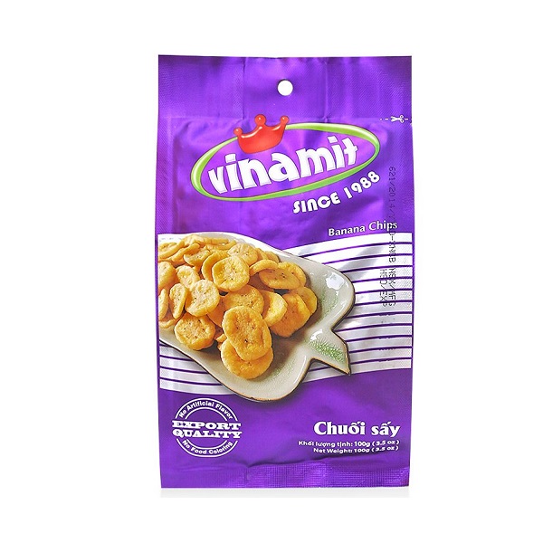 Chuối Sấy Vinamit - Gói 100G