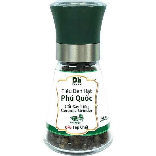 Cối Xay Tiêu Đen Hạt Phú Quốc 45G - Dh Foods