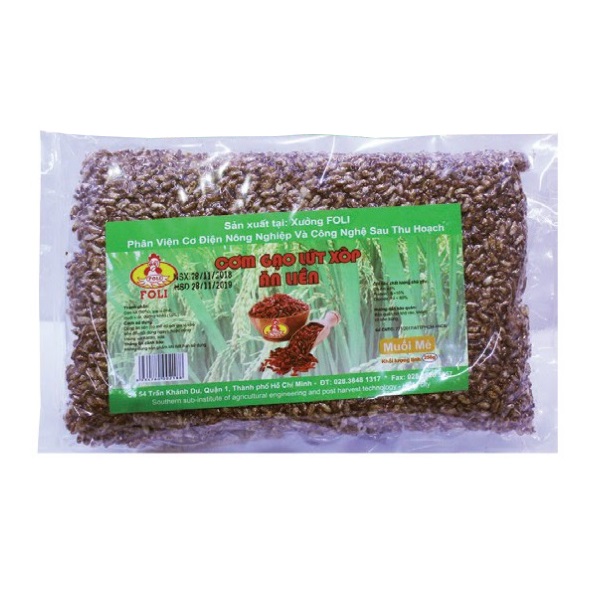 Cơm Gạo Lứt Xốp Ăn Liền Foli (250G)