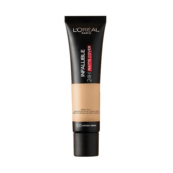 Kem Nền L'oreal Lâu Trôi Infallible 24H Matte Cover #105 Natural Beige 35Ml (Store 5871, 5873)