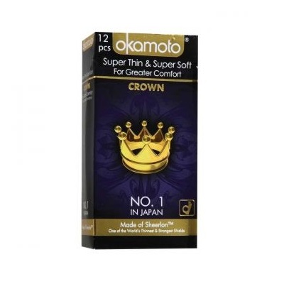 Bao Cao Su Okamoto Crown 10'S - Hộp 10 Cái