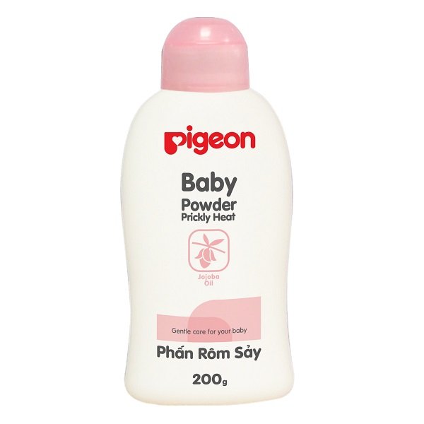 Phấn Rôm Sảy Nắp Màu Pigeon 200G